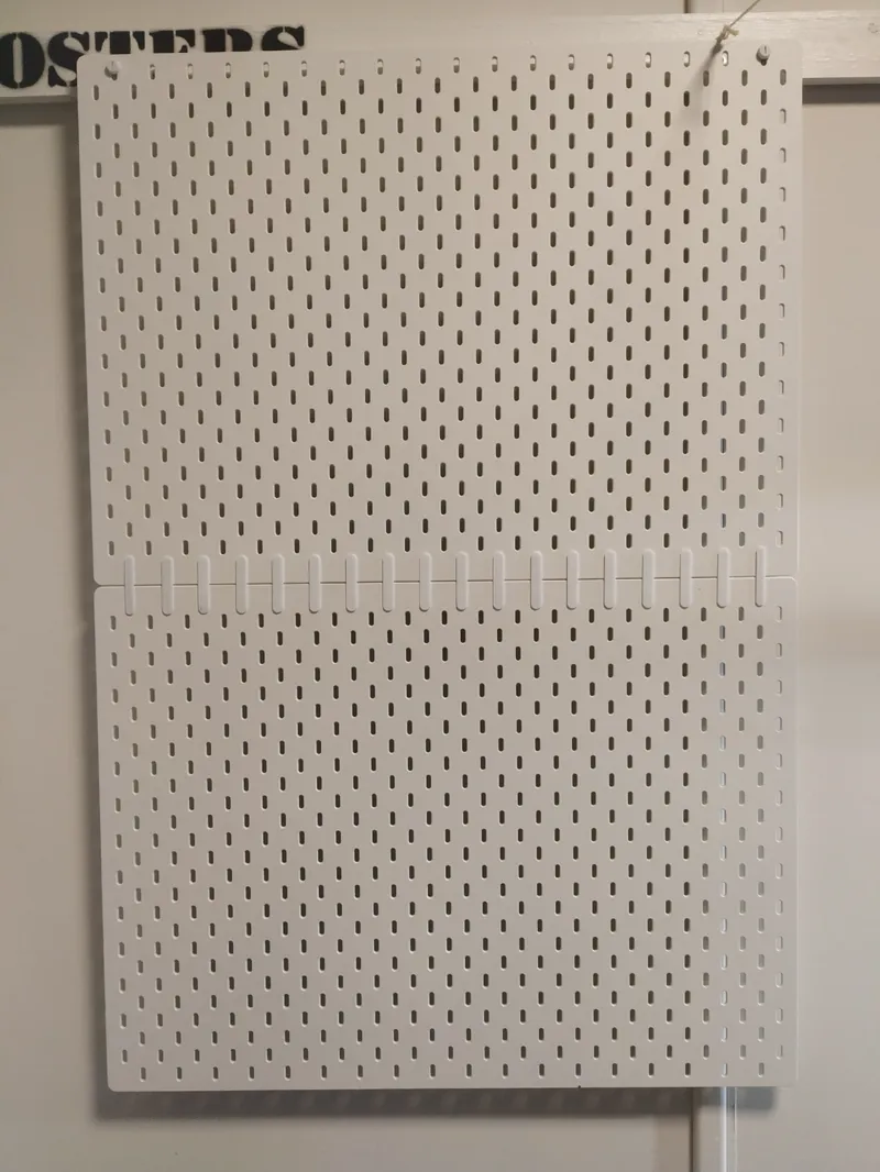 IKEA Skadis Peg board snap fit connector (V2)
