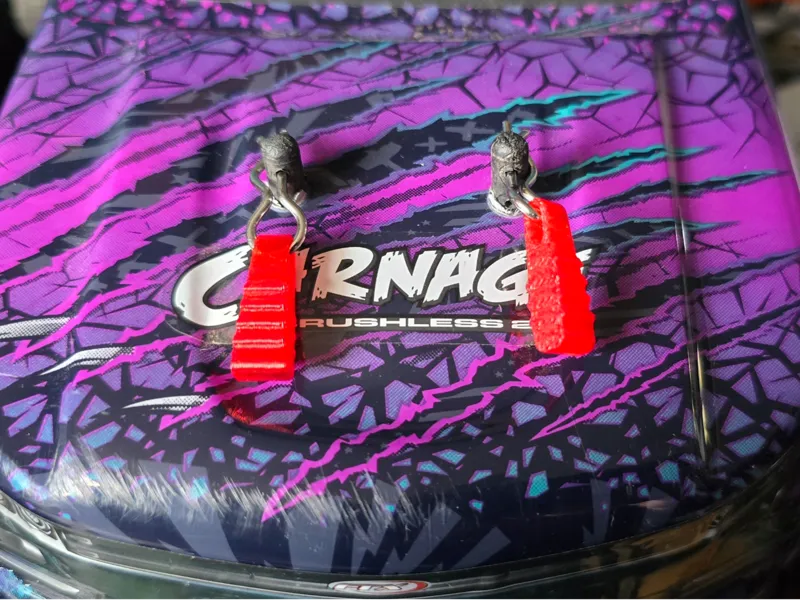 RC CAR BODY SHELL CLIP PULL TABS