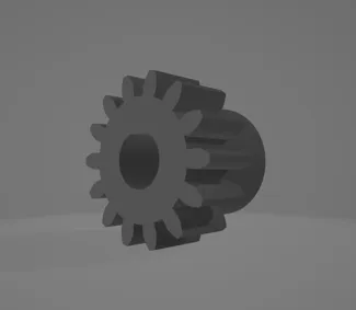 OpenRC standard spur gear for 5mm motor shaft