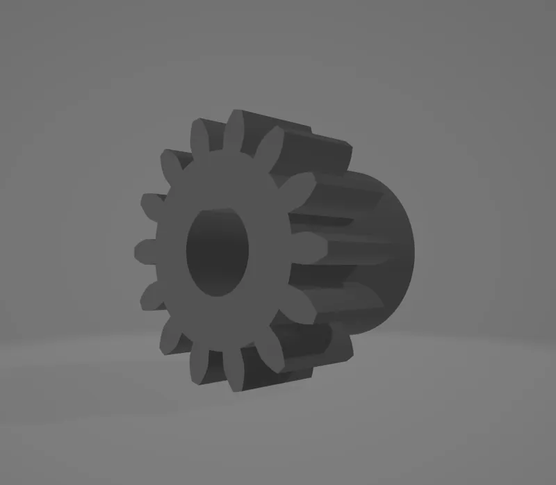 OpenRC standard spur gear for 5mm motor shaft
