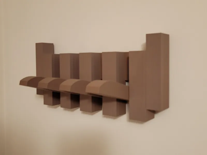 Piano Style Folding Hanger Print In Place