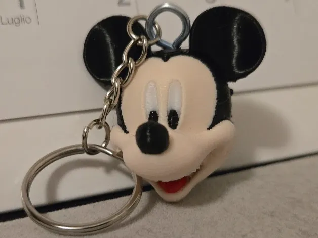 Portachiavi Testa Topolino Cartoon