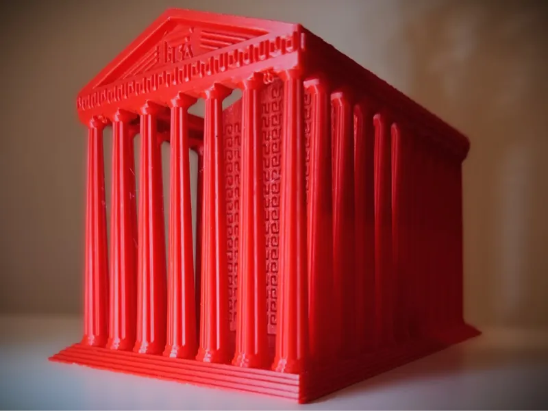 Greek Temple shaped Pen Holder