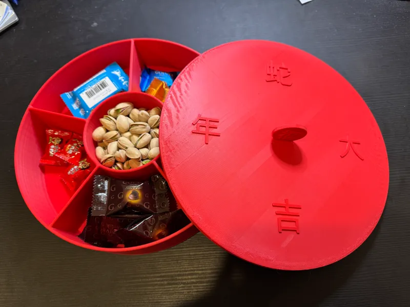 Year Snake Chinese Style Candy Box
