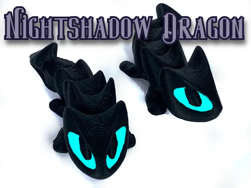 Articulated Nightshadow Dragon