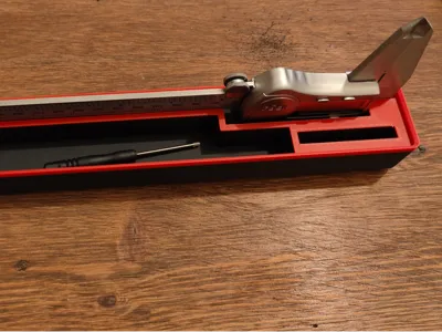Long Gridfinity Caliper Holder