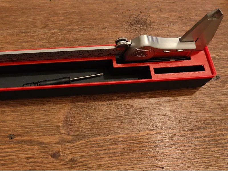 Long Gridfinity Caliper Holder