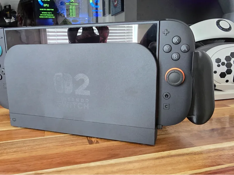 Switch 2 Ergonomic Grips - Dockable