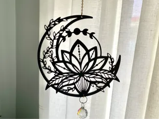 Moon Lotus Suncatcher