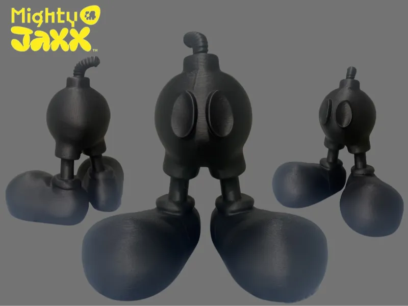 Mighty Jaxx Friendly Fire Figure Model Fast Print