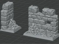 Murs HeroQuest - simples et doubles avec détails — photo 1