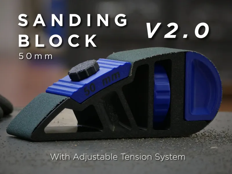 50mm Adjustable Sanding Block (Tension System)
