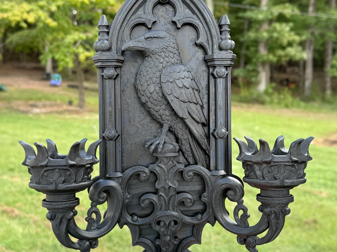Raven Sconce Tealight Holder - 1