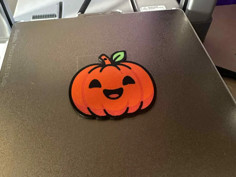 Happy Pumpkin decor/keychain