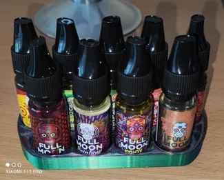 Vape aroma bottle stand