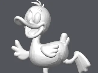Silly Posing Duck