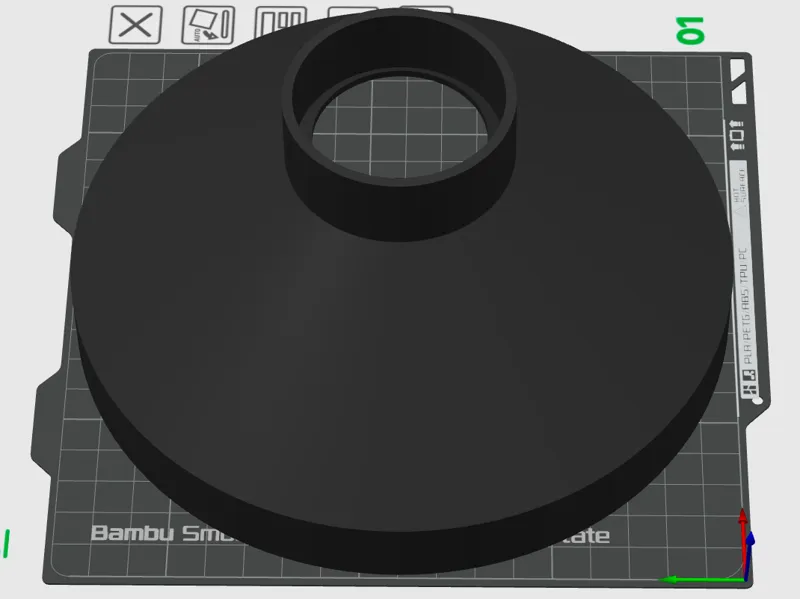 5-Gallon Water Jug 3D Filament Purge Funnel