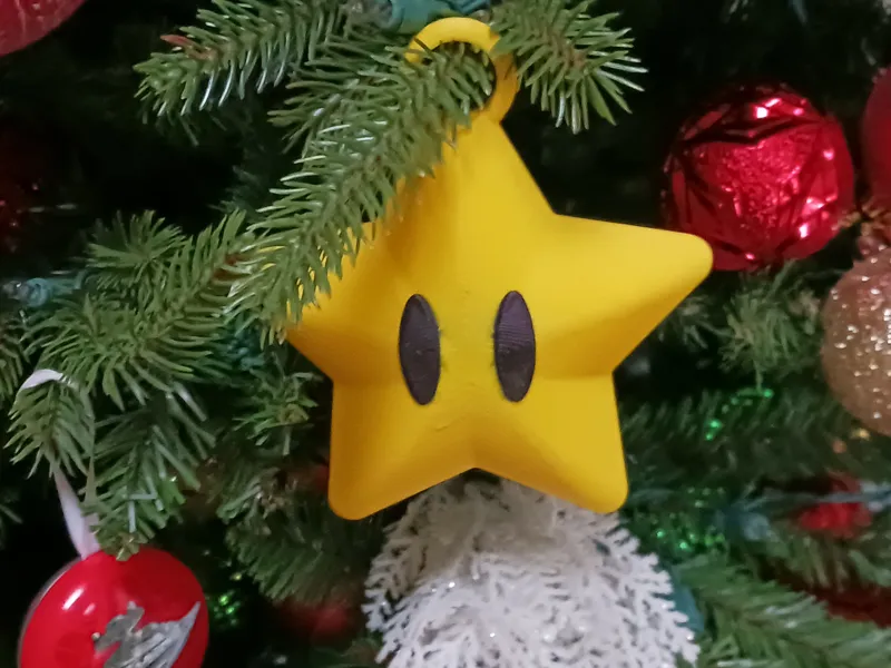 Super Mario Super Star Ornament