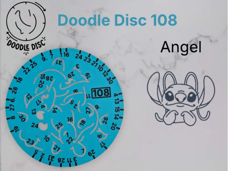 Doodle Disc 108 Angel