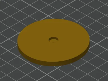 52mm disc with 7mmx2mm Recession