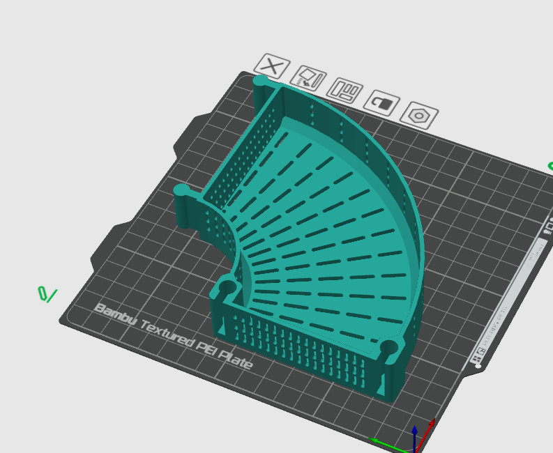 Miniatura 1 do modelo 3D 分件版干果机干燥剂放置盒