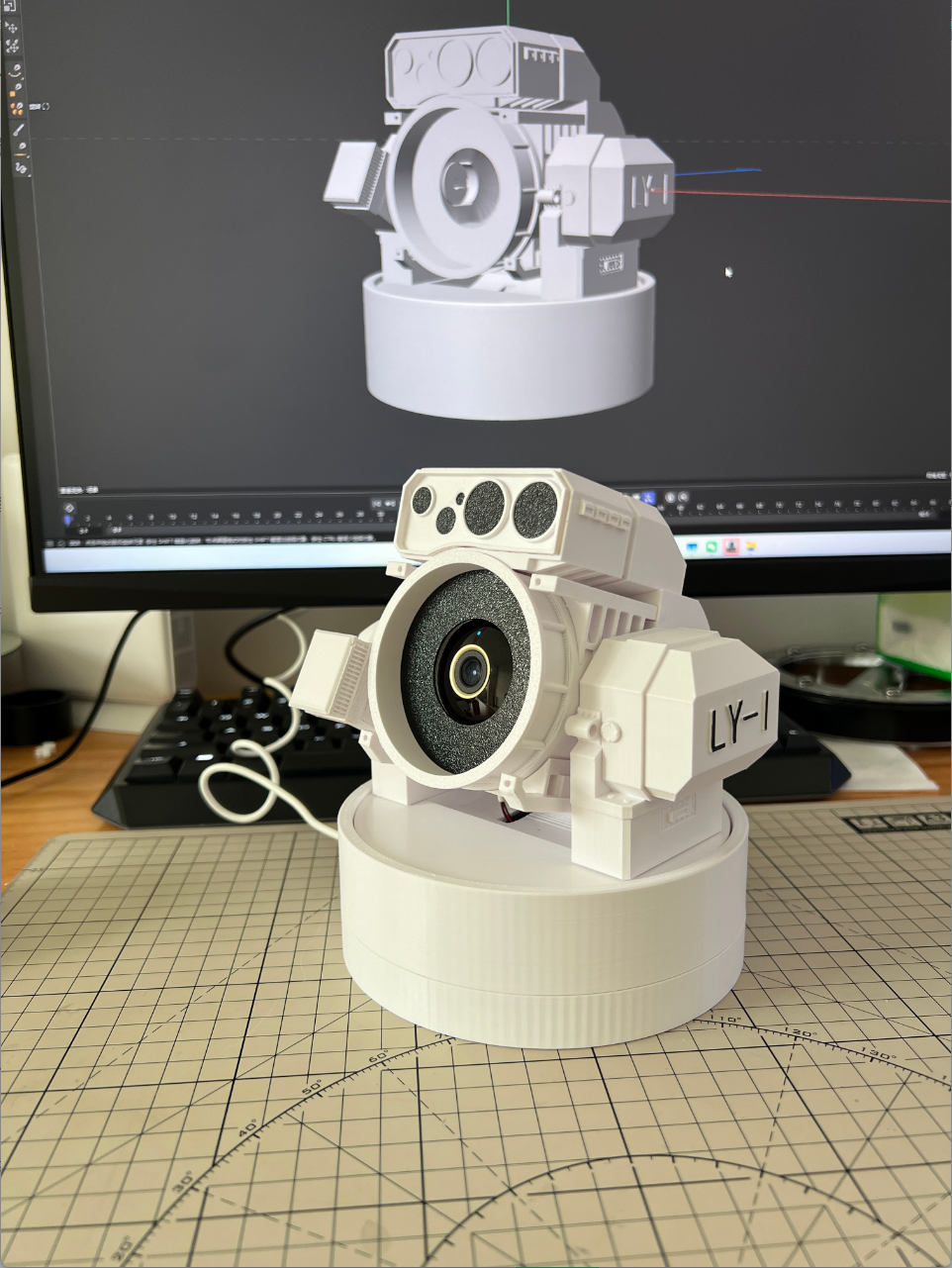 Miniatura 2 do modelo 3D 舰载激光武器LY-1（小米3云台版）摄像机