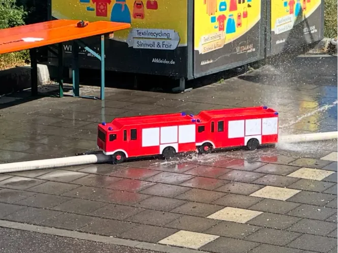 Feuerwehrauto schlauch