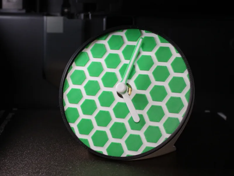 Hexagon Style Clock