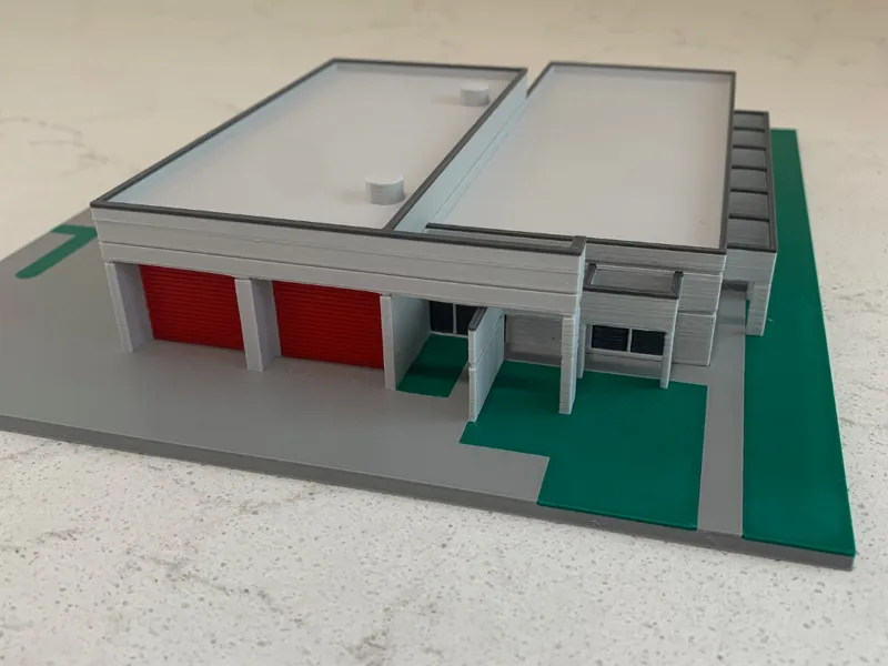 Tampa Fire Station 12 Scale Model