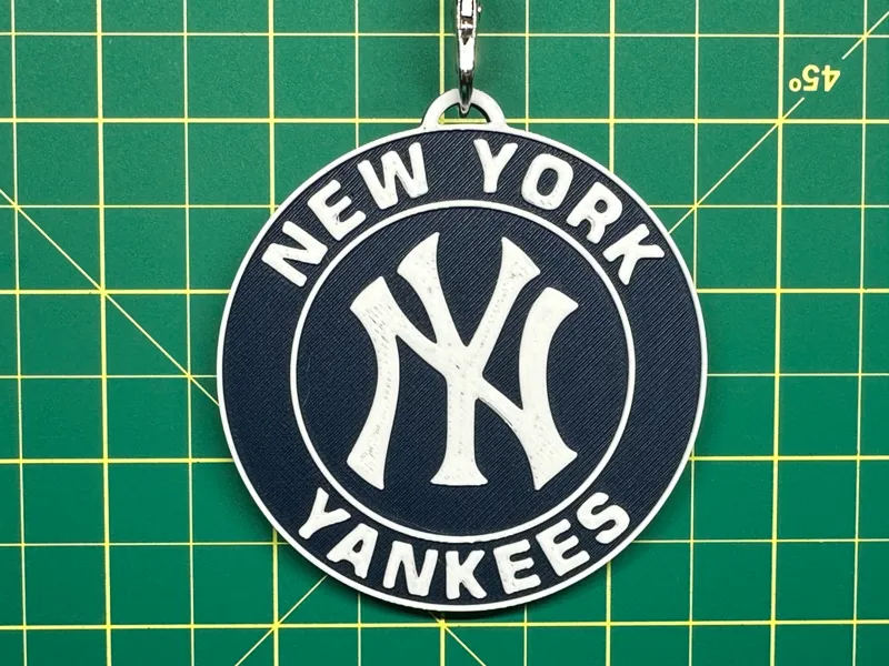New York Yankees Baseball tag ornament low waste
