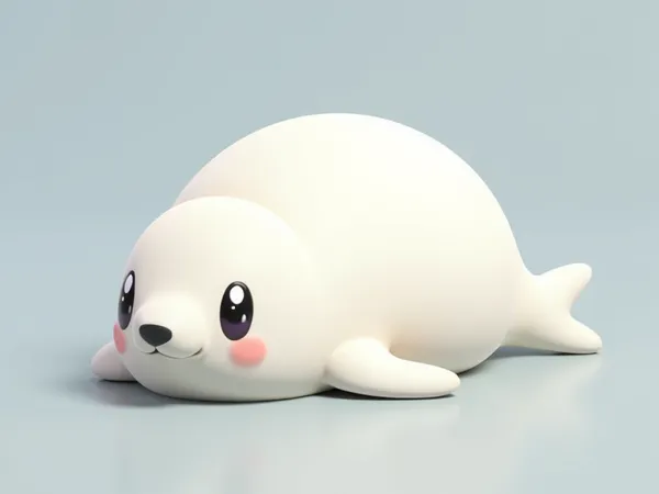 Petit phoque mignon