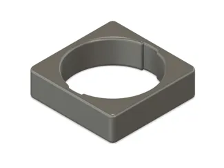 Round Hygrometer Square Case