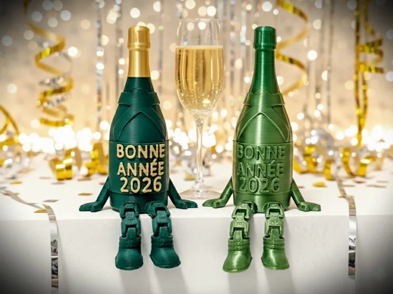 /FRA/ BONNE ANNÉE 2026 Bouteille articulée 