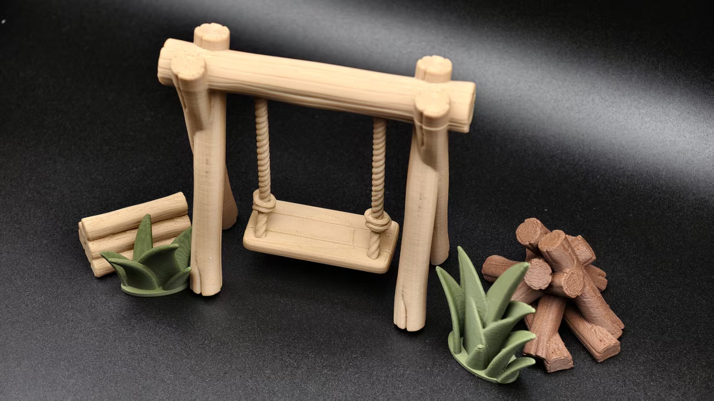 Miniatura 5 do modelo 3D 森林精灵乐园