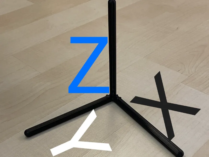 Tangible X-Y-Z Axis Model for Classrooms & Labs