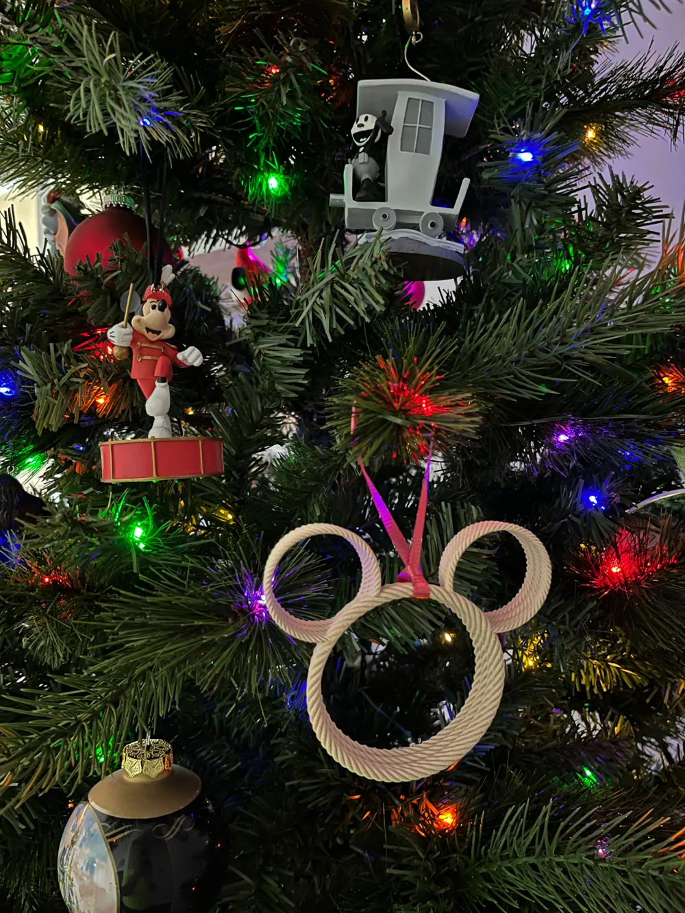 Mickey Mouse Rope Christmas Ornament by mike.pasquariello - MakerWorld