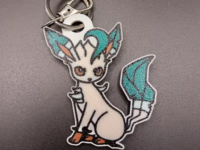 Pokemon Leafeon Keychain