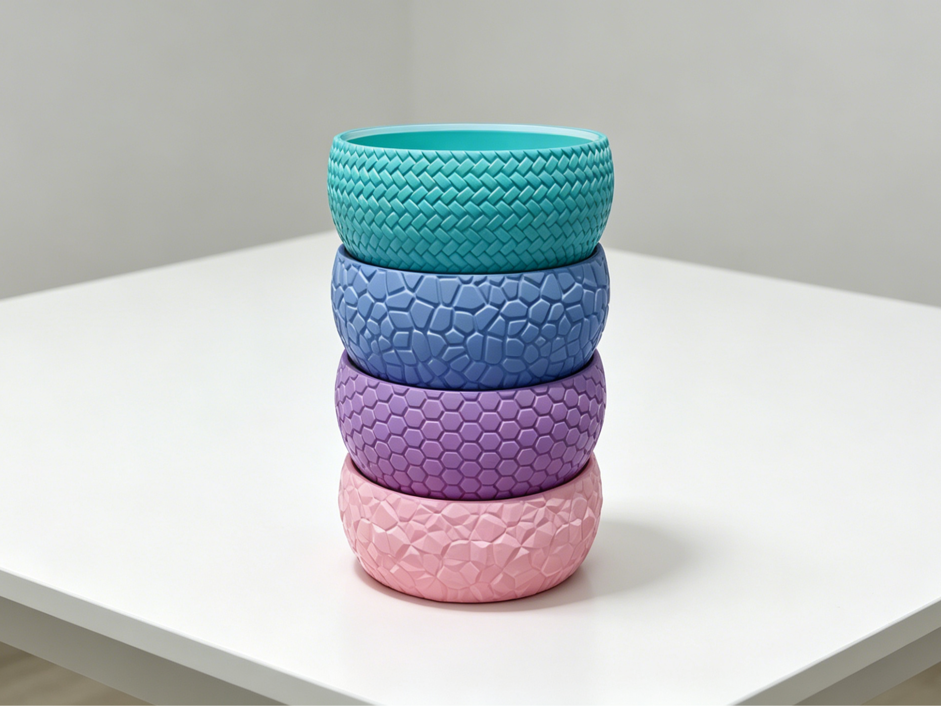 178mm可堆叠圆形收纳盒一(stackable circular storage box 1)