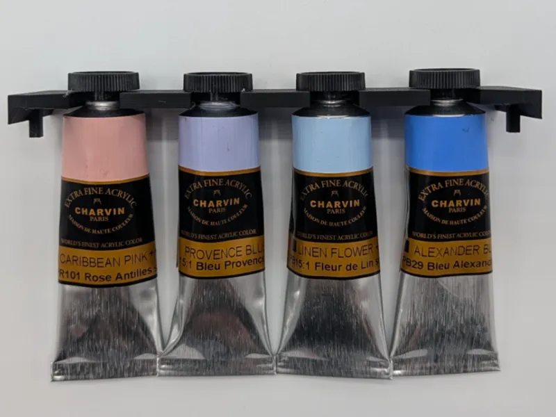 Charvin extra fine acrylics 20ml shelves