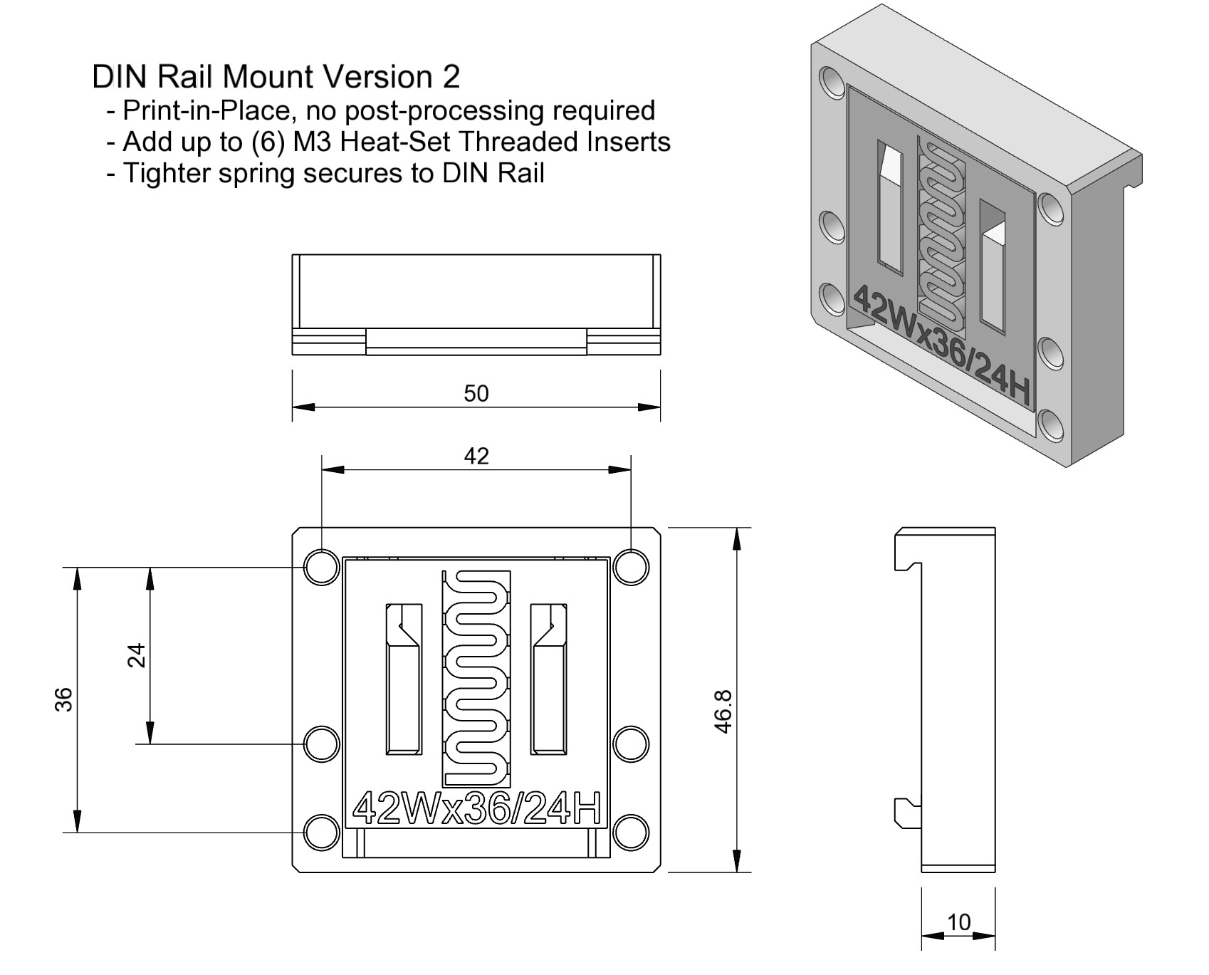 DIN Rail Mount Version 2