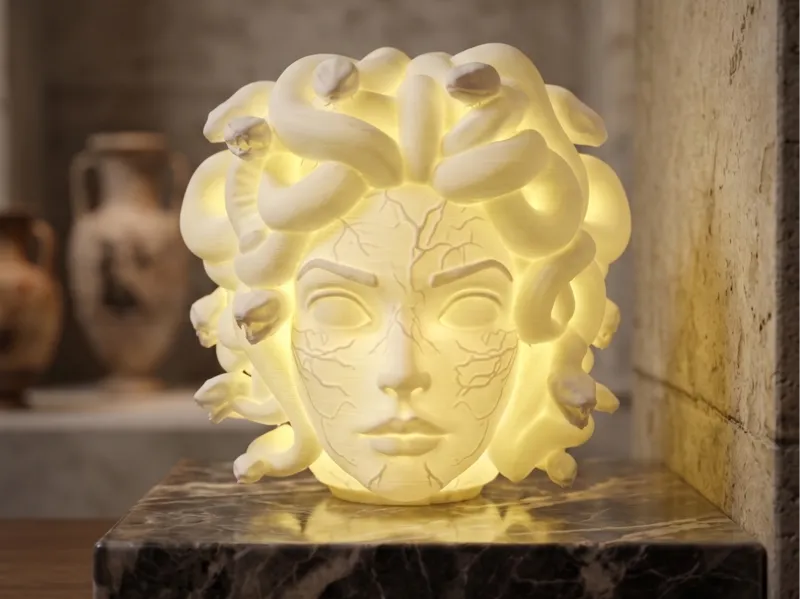 Medusa Crystal Lamp – Myth Meets Modern Light
