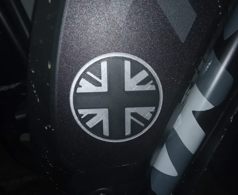 UK Union Jack Badge 3D