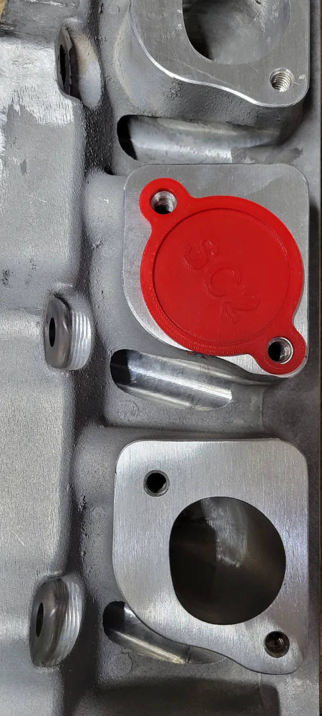 SBF SC2 Cylinder Head Exhaust Port Cover