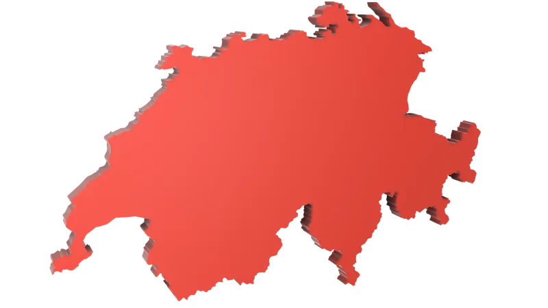 Swiss Map / Outlines of Switzerland