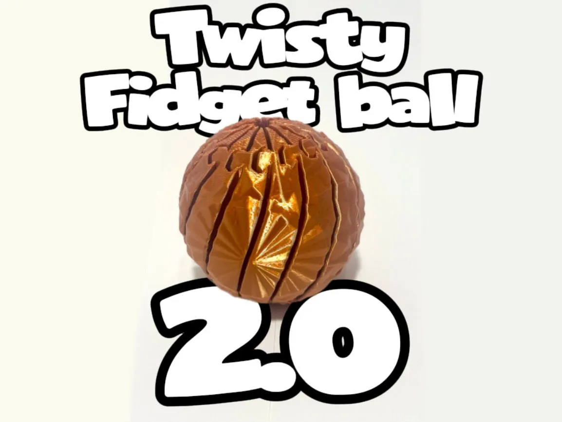 Balle fidget torsadée 2.0