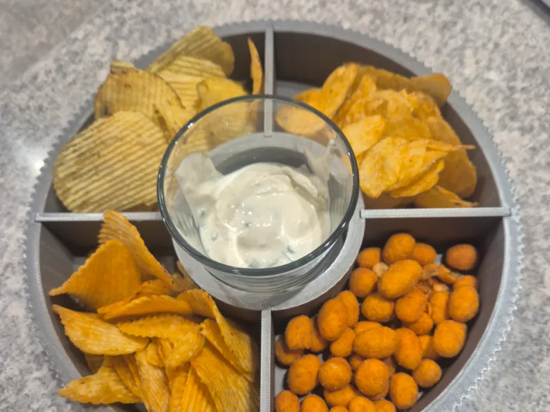 Snack and Dip / Beverage Bowl