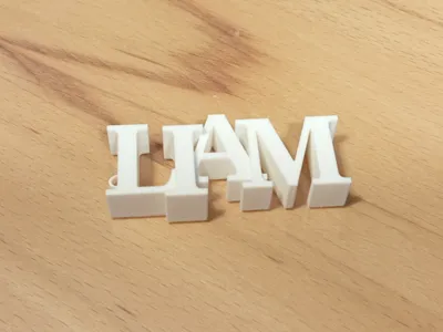 Liam NameTag for Keychain