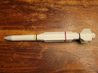 Launchable ESSM Model Rocket, 18mm A,B,C motors