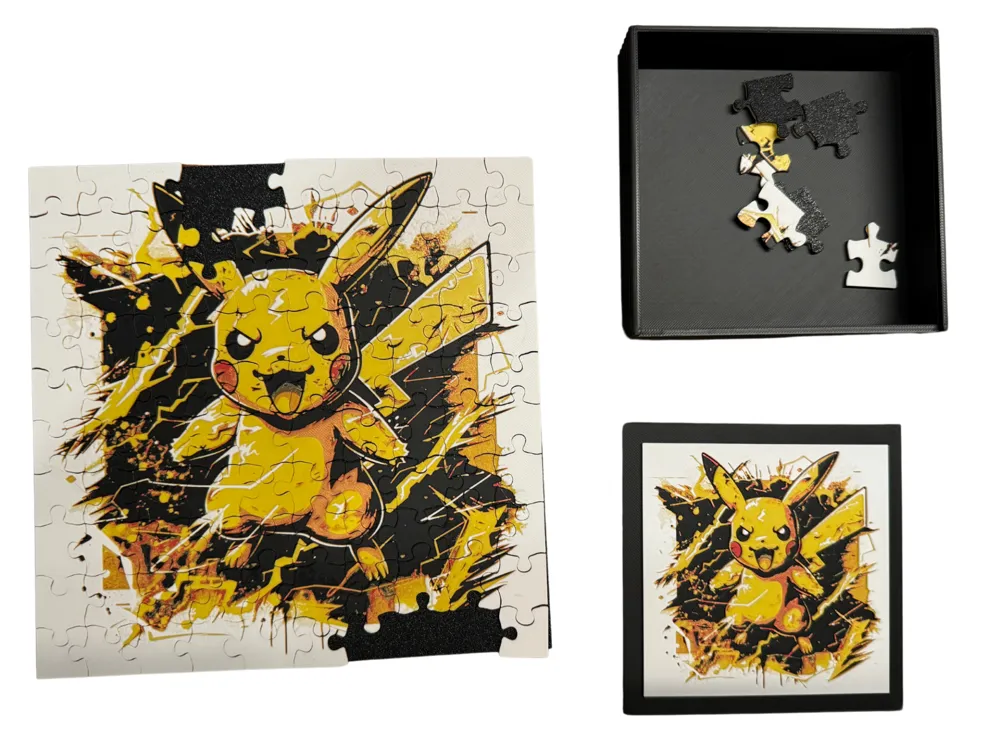 Pikachu - Puzzle & Lid
