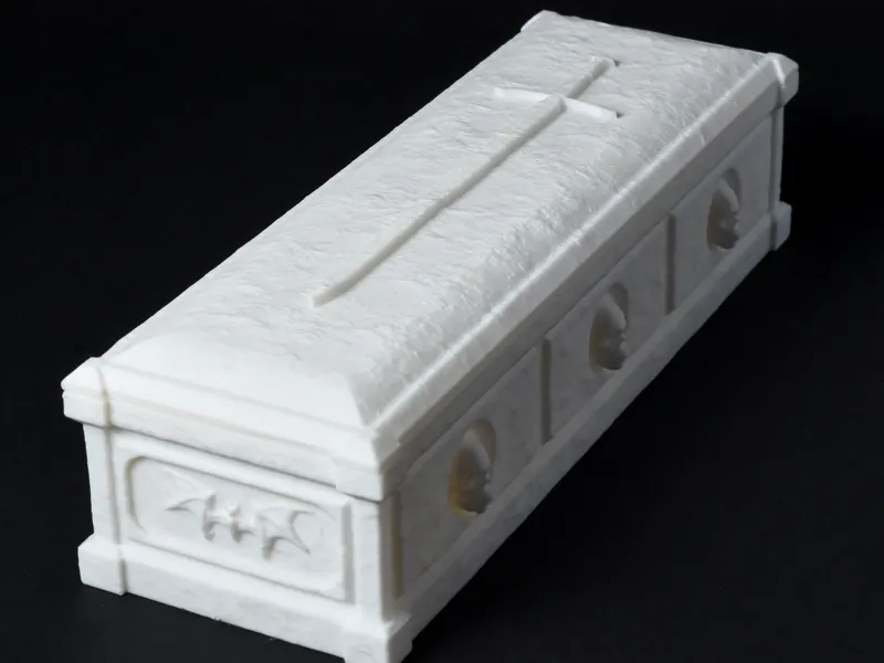 Coffin carries/throws dice